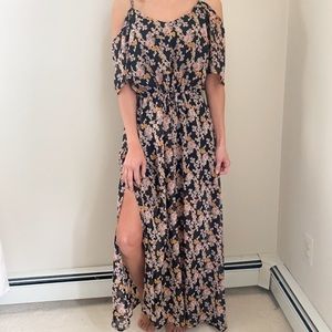 Nordstrom Floral Maxi dress size large NWT